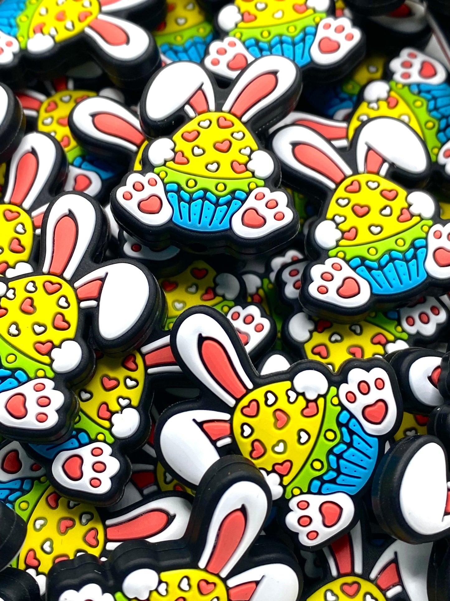 Hoppy Easter Silicone Focal Beads