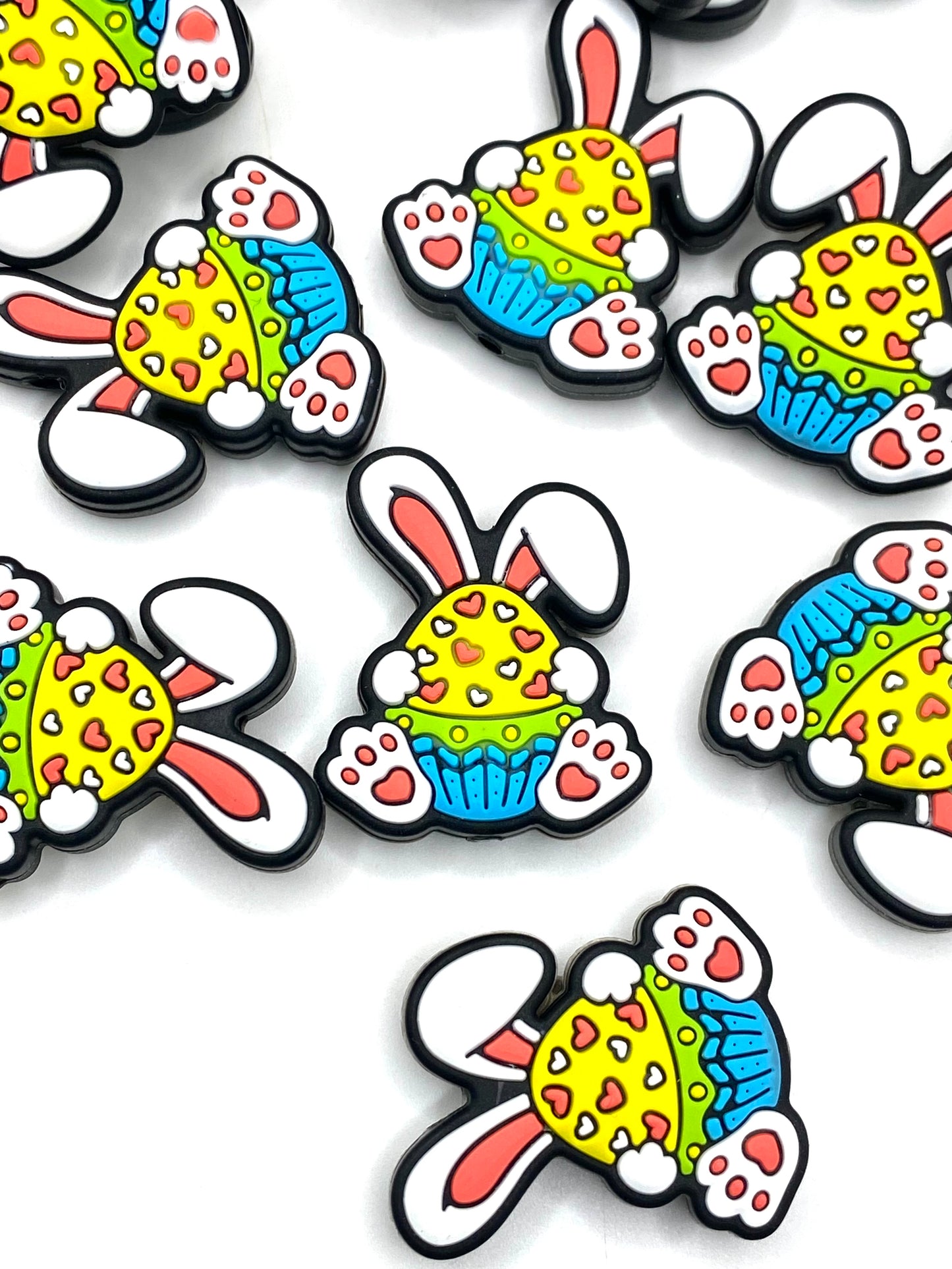 Hoppy Easter Silicone Focal Beads