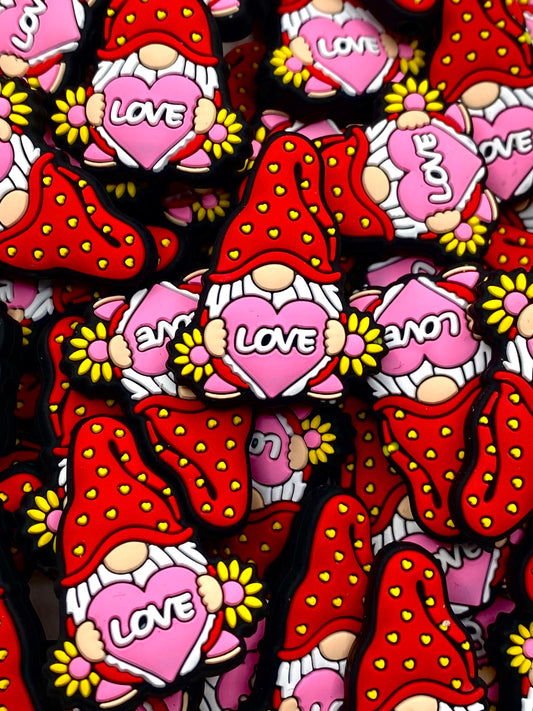 Love You Like Gnome Other Silicone Focal Beads