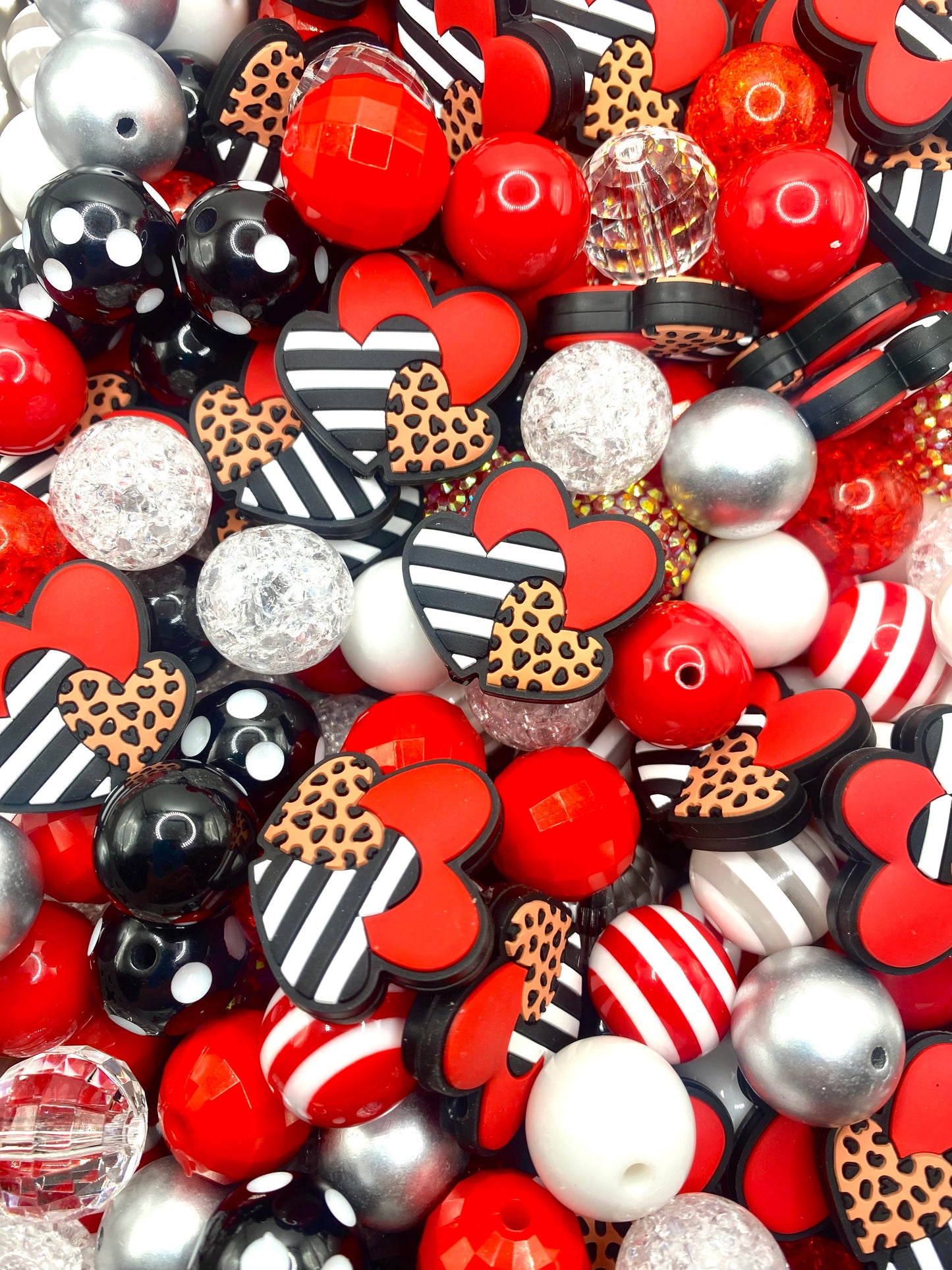 Red Valentine's Day Bead Bundle