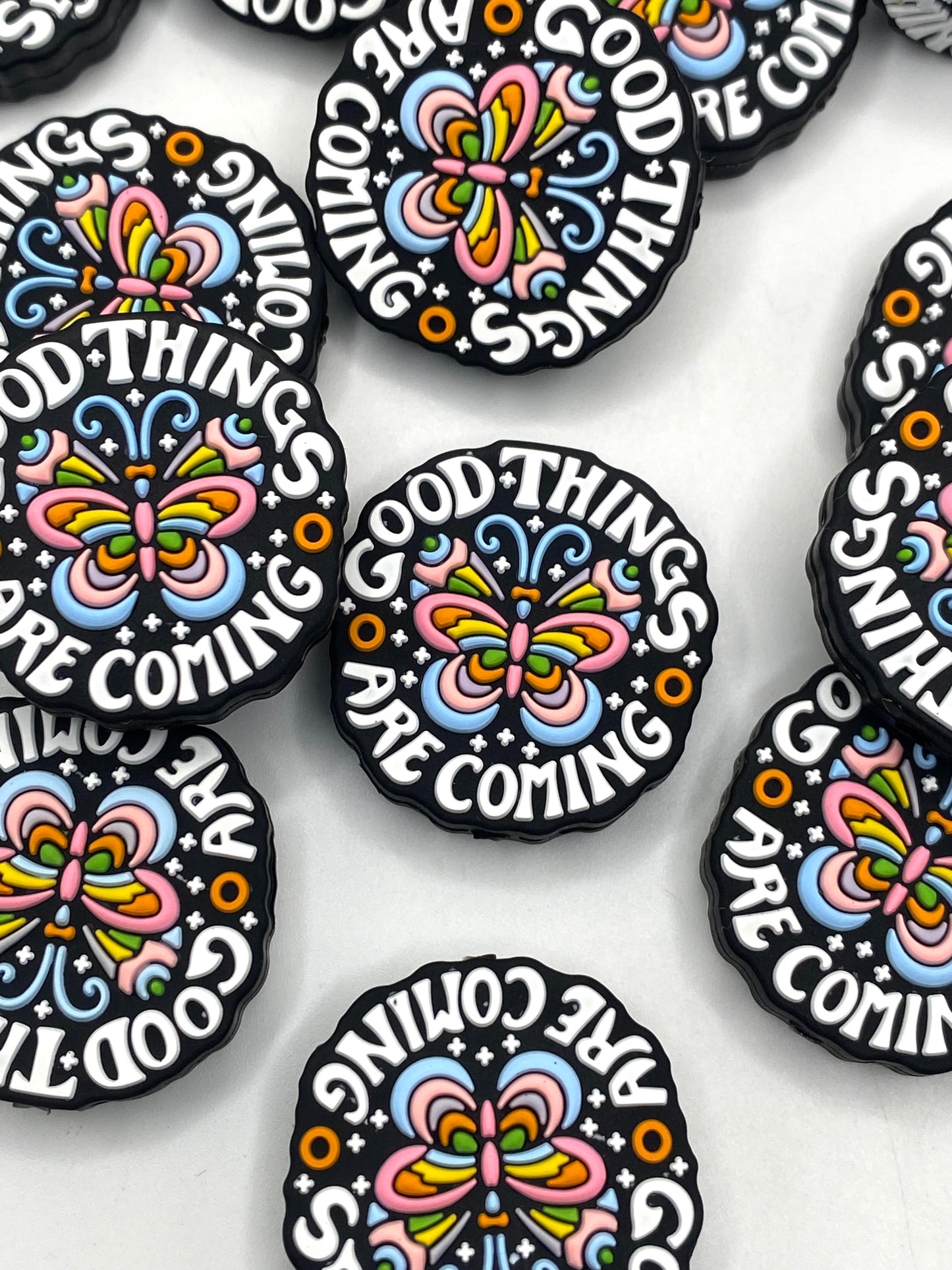 Good Things Are Coming Silicone Focal Beads