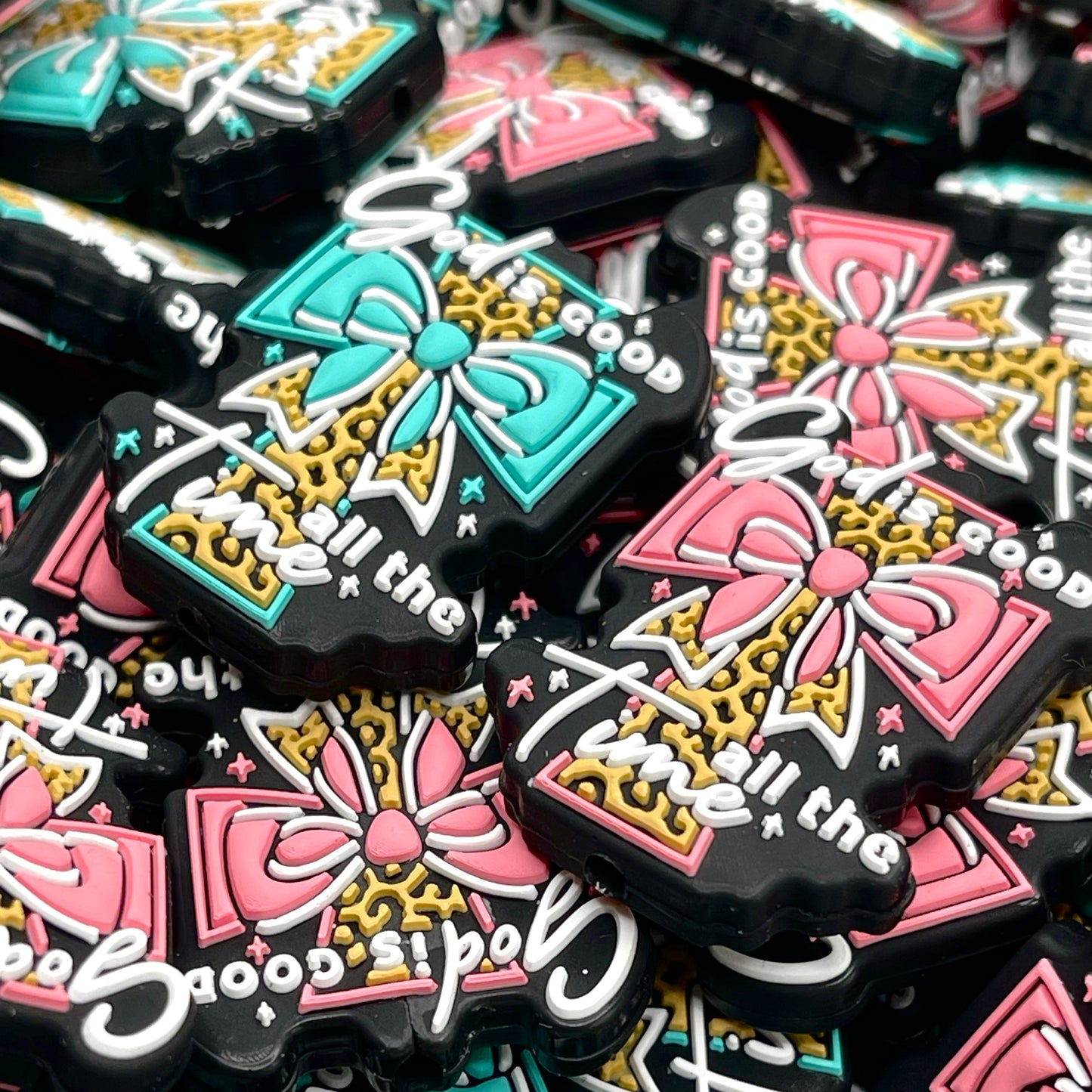 God is Good All the Time 3.0 Silicone Focal Beads