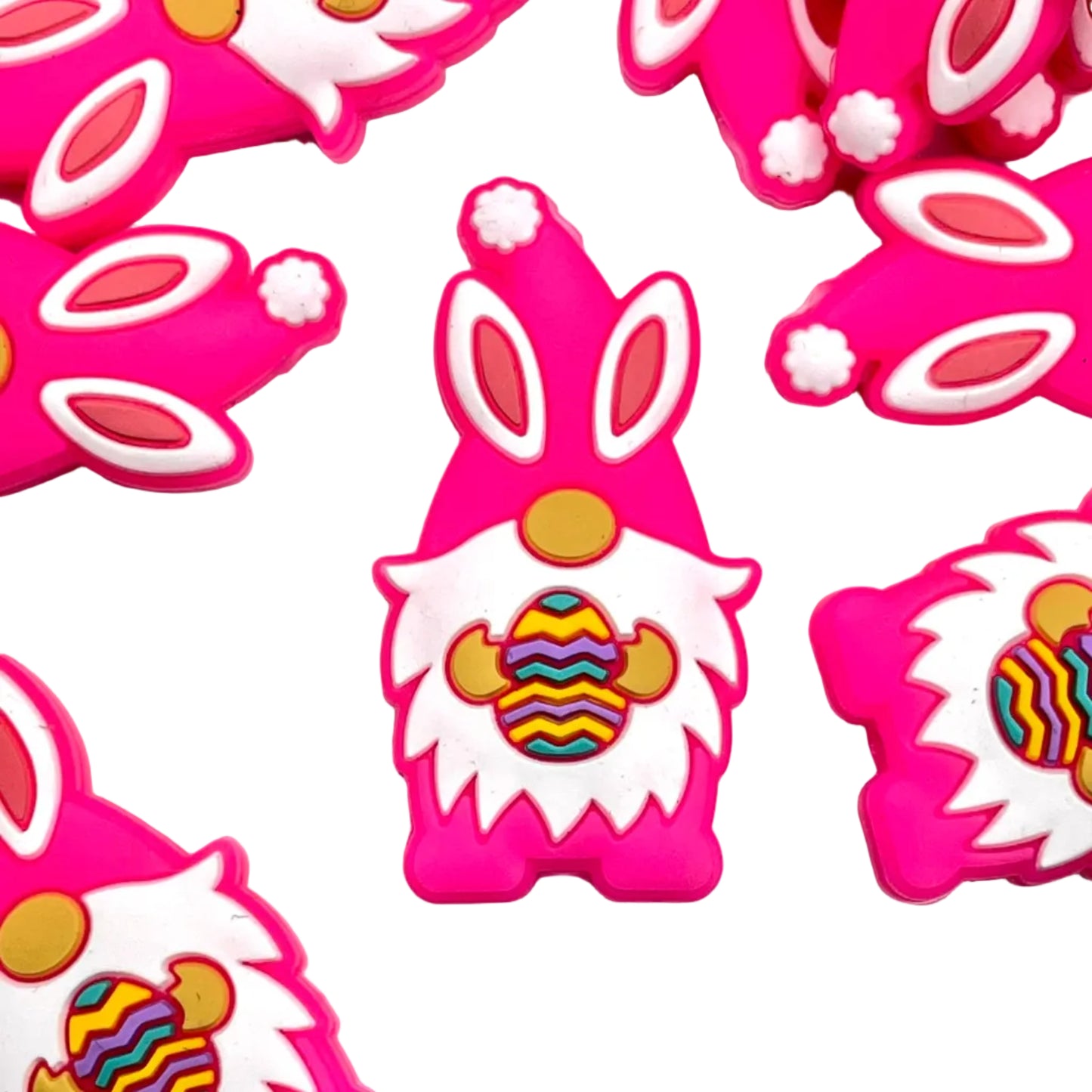 Pink Easter Vibes Silicone Focal Beads