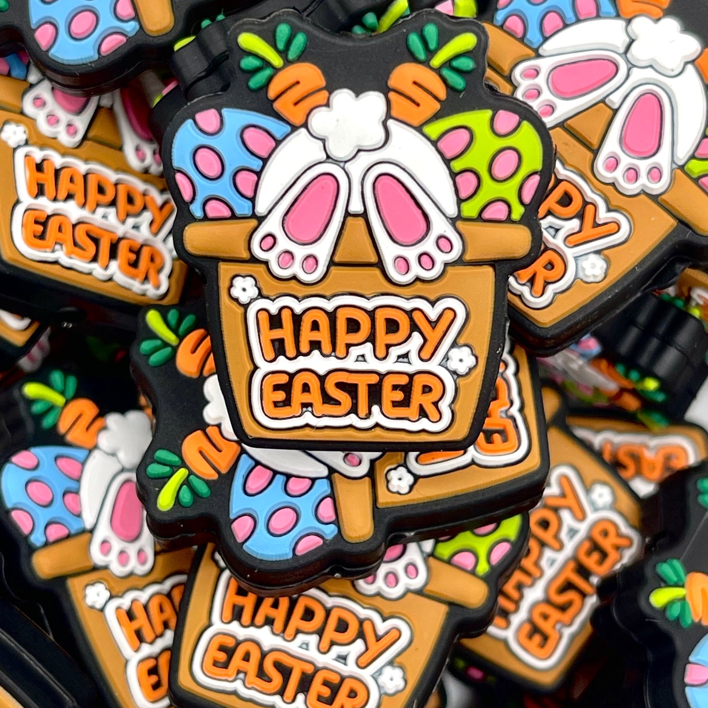 Happy Easter 2.0 Silicone Focal Beads
