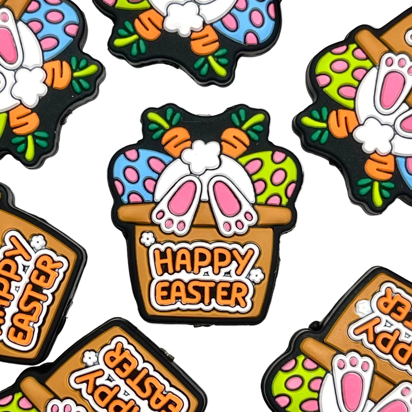 Happy Easter 2.0 Silicone Focal Beads