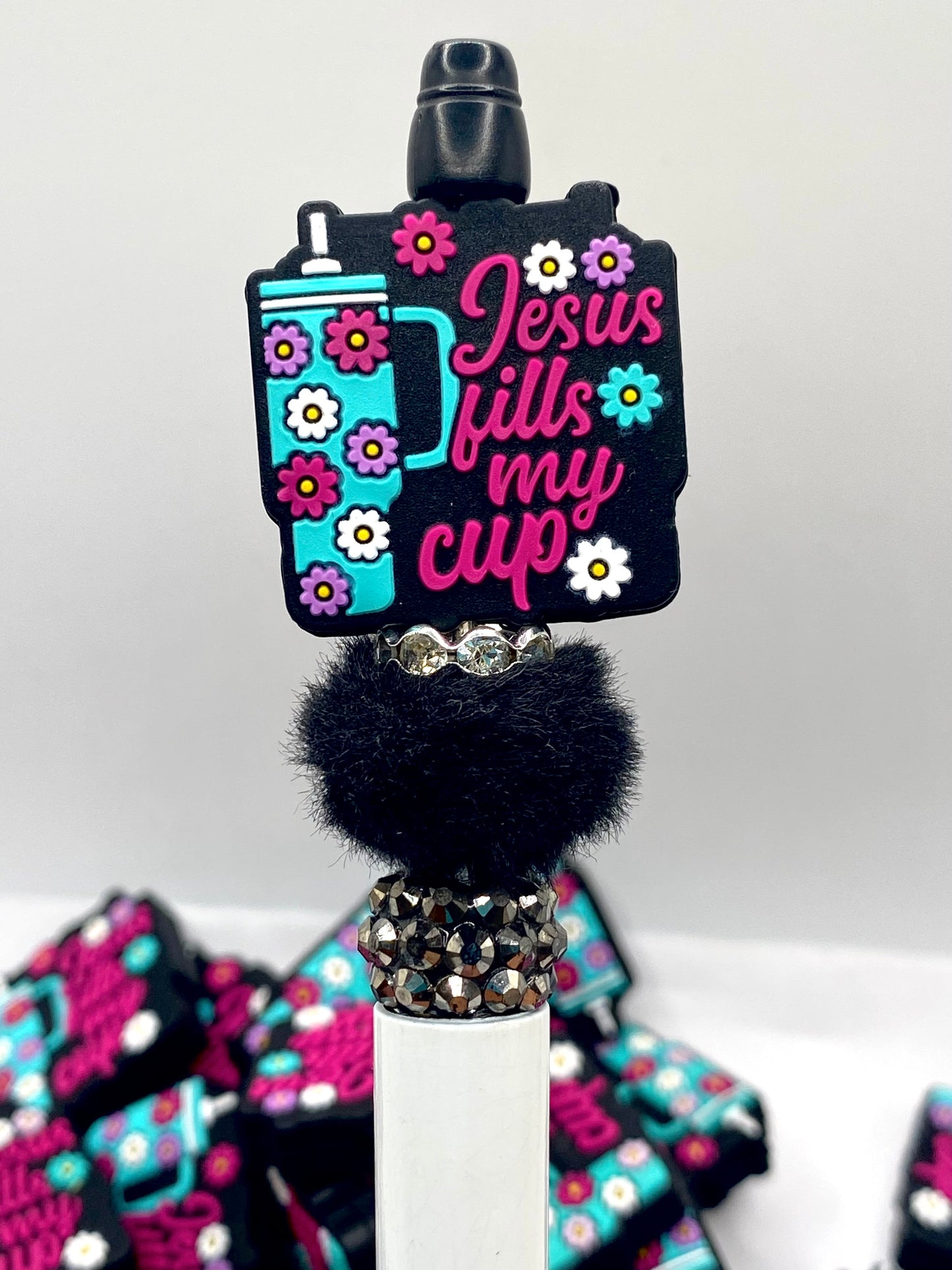 Jesus Fills My Cup 2.0 Silicone Focal Beads