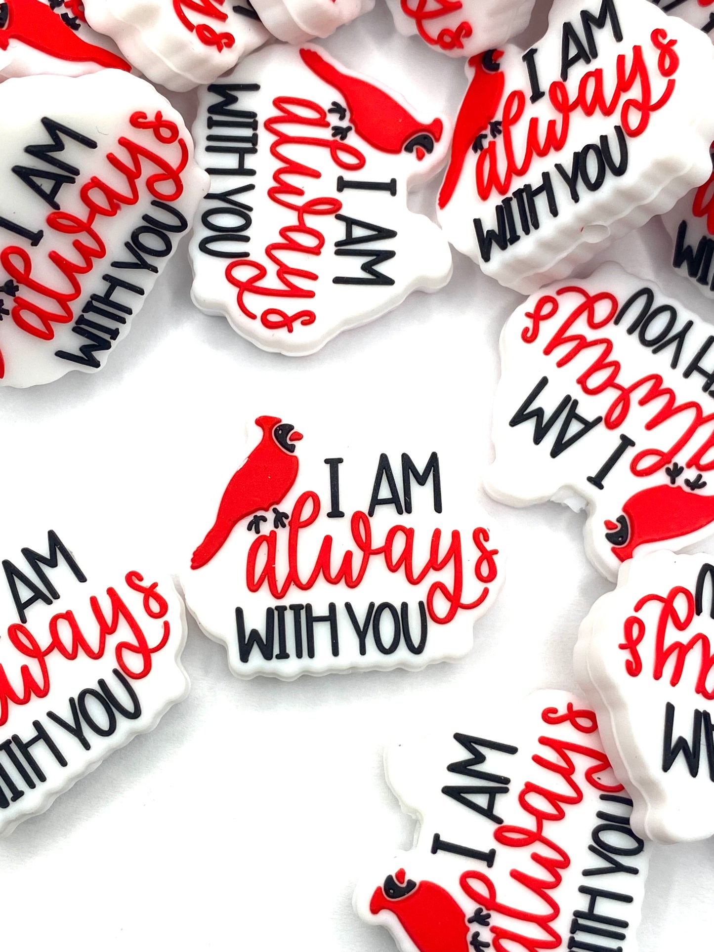 I'm Always With You Silicone Focal Beads