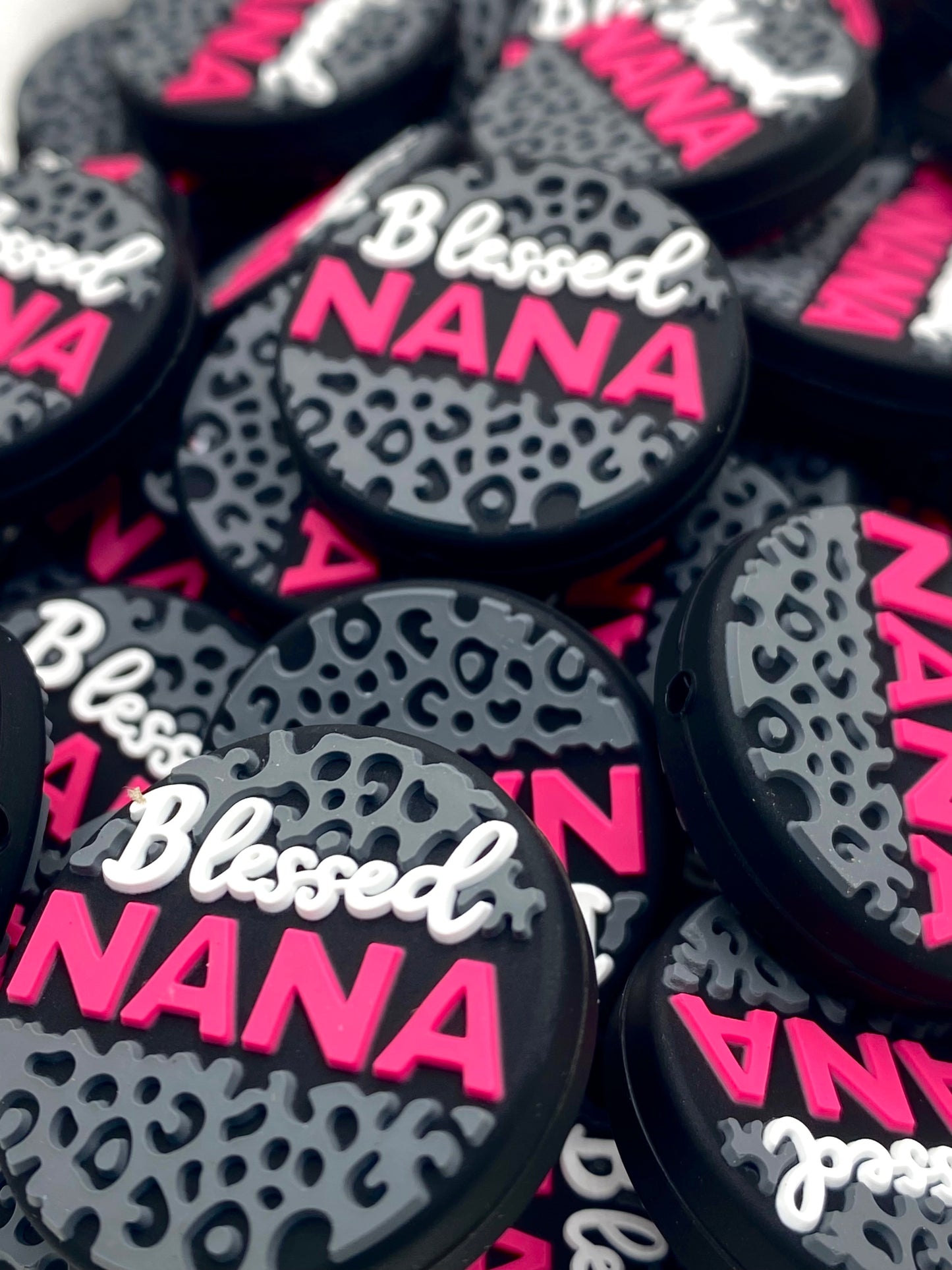 Blessed Nana Silicone Focal Beads