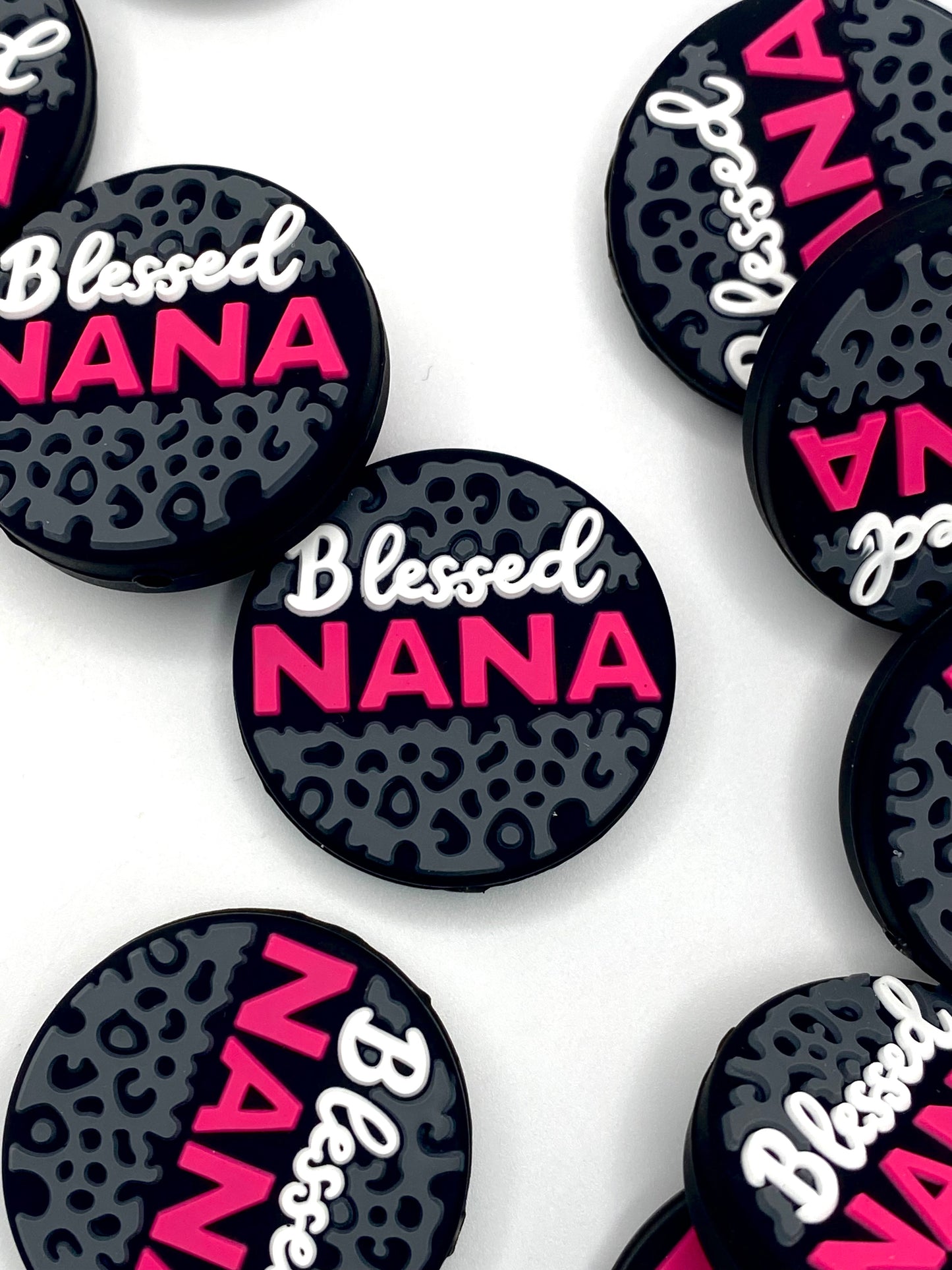 Blessed Nana Silicone Focal Beads