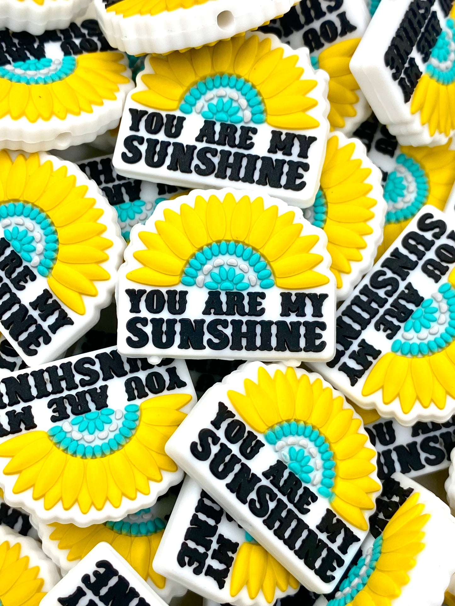 You Are My Sunshine Silicone Focal Beads