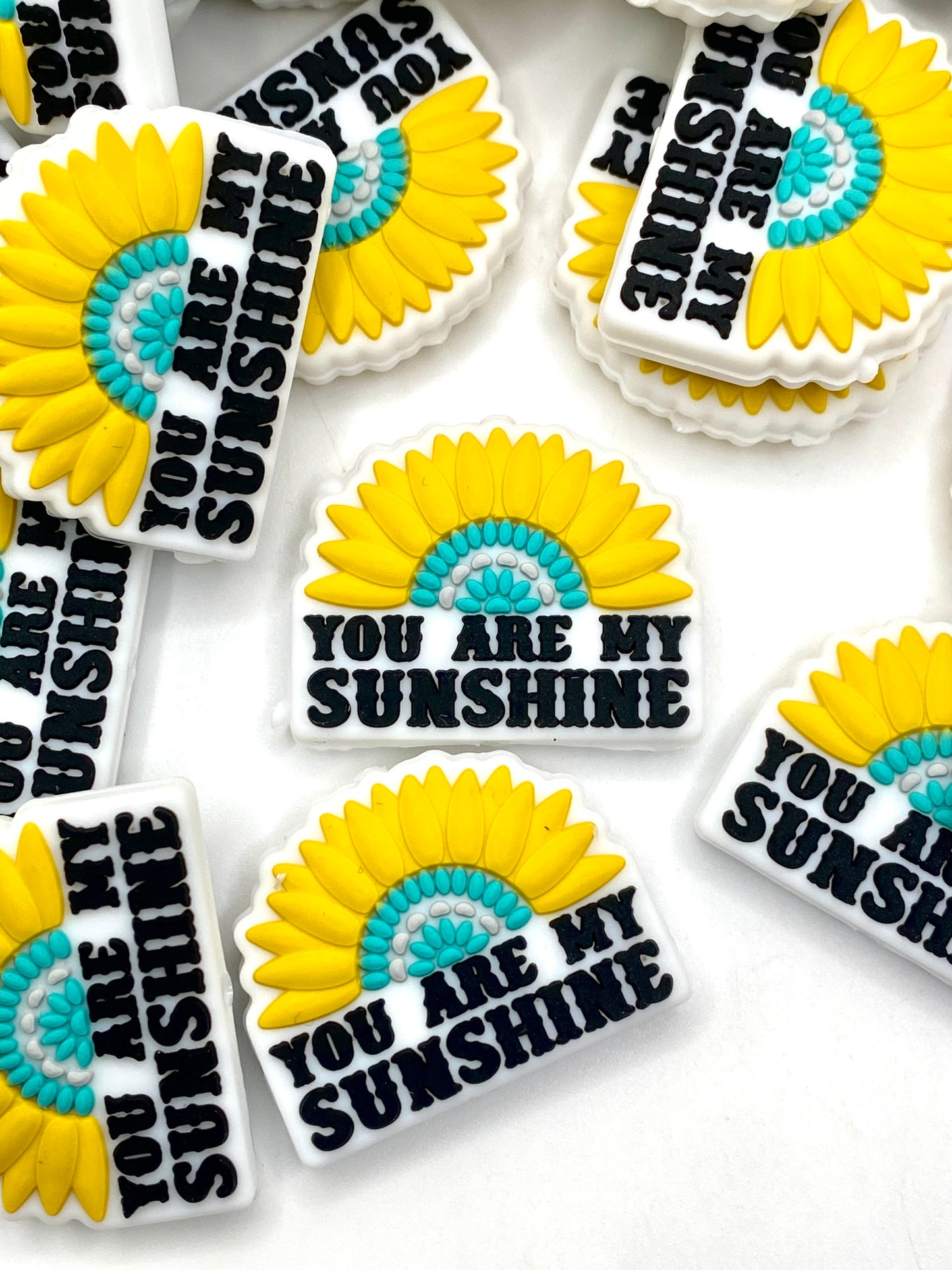 You Are My Sunshine Silicone Focal Beads