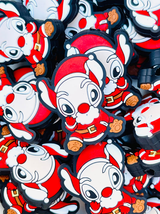 Experiment 626 Santa Silicone Focal Beads | Christmas Focal Bead | Festive Beads | Santa Beads