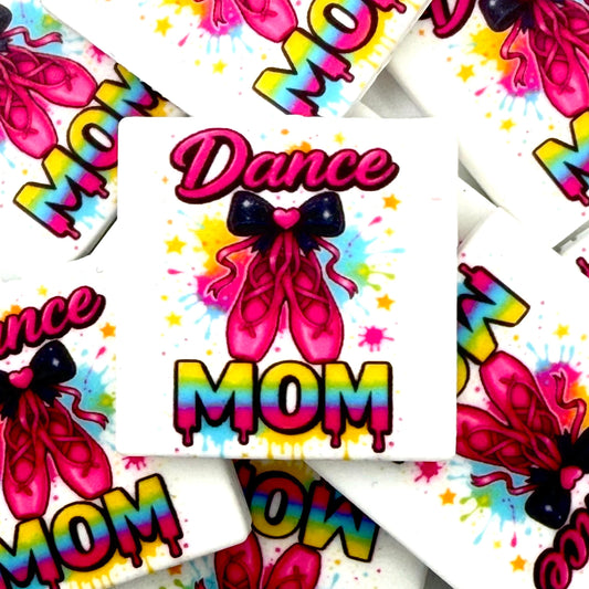 Dance Mom 2.0 Printed Silicone Focal Beads - ECB Exclusive