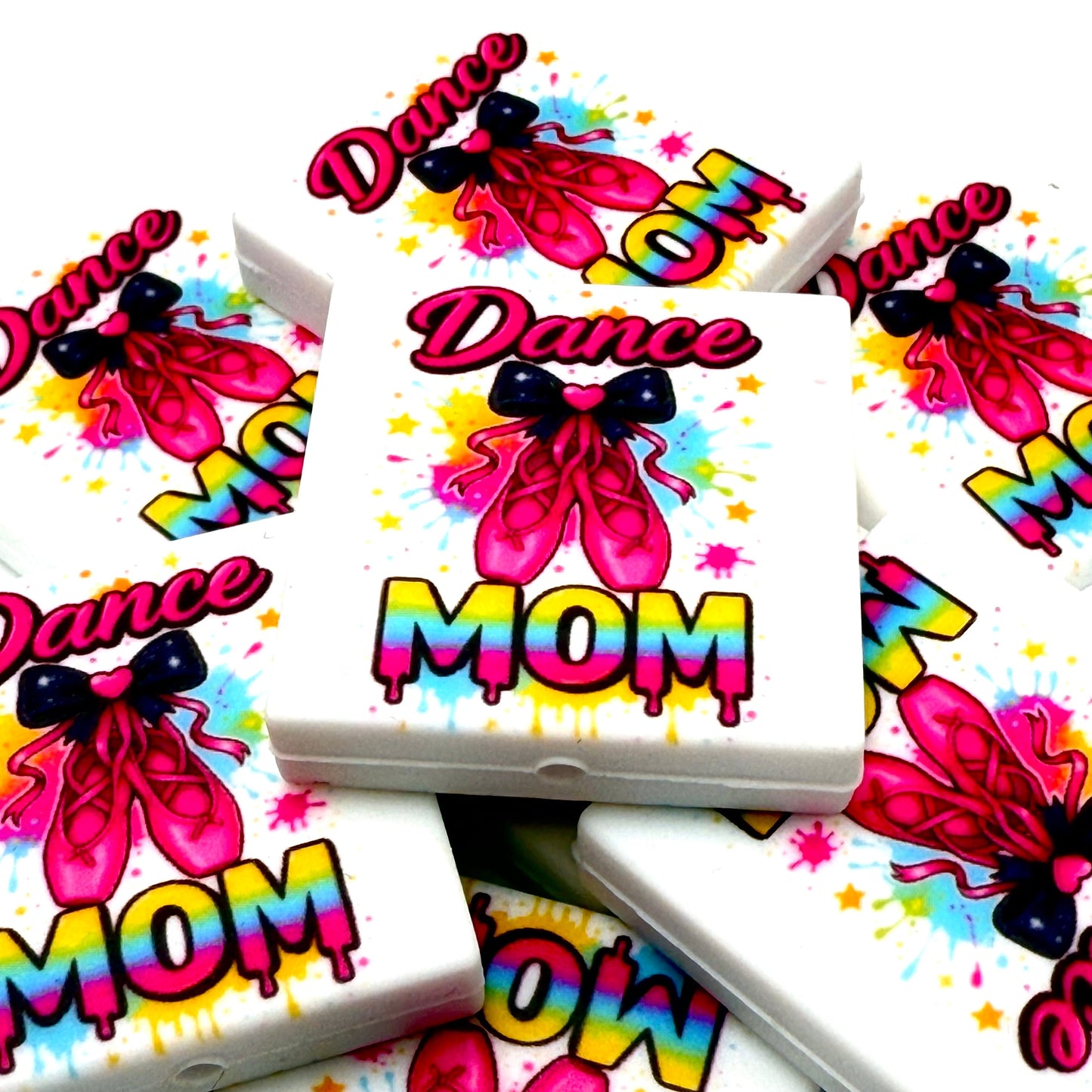 Dance Mom 2.0 Printed Silicone Focal Beads - ECB Exclusive