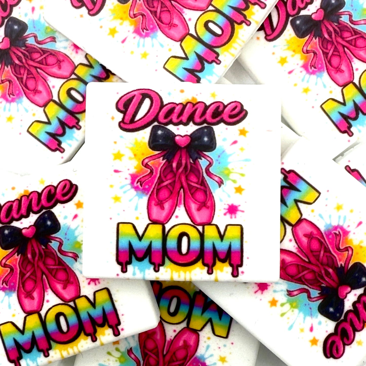 Dance Mom 2.0 Printed Silicone Focal Beads - ECB Exclusive