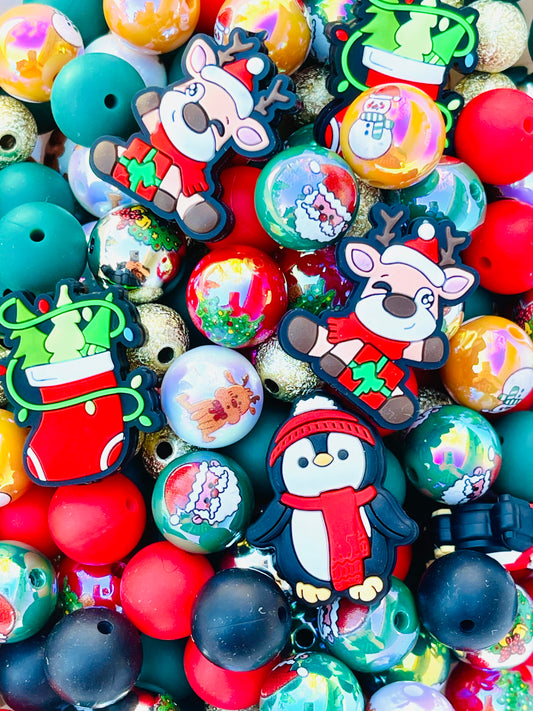 Festive Christmas Bundle | Christmas Beads | Festive | Christmas Gifts | Bubblegum Beads