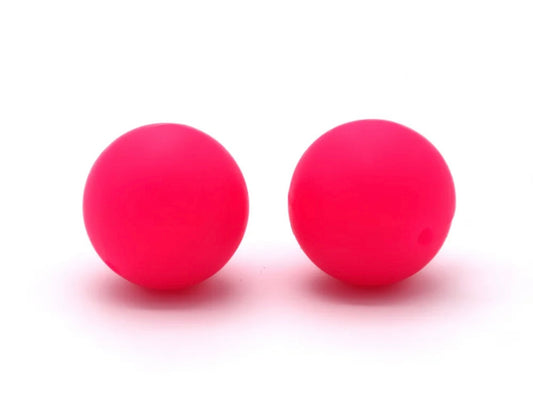 Pink PK102 Silicone Beads