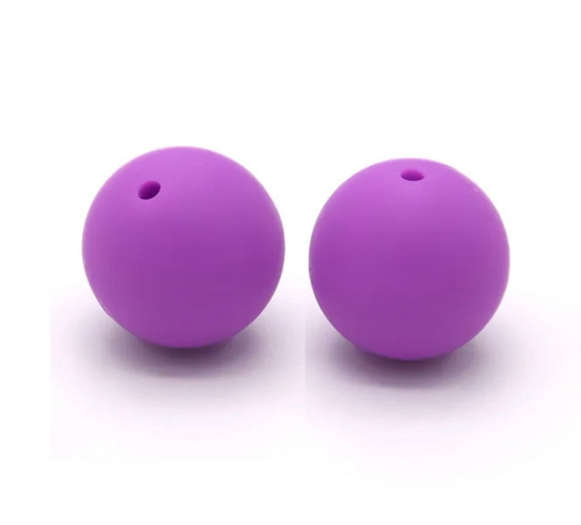 Purple P103 Silicone Beads