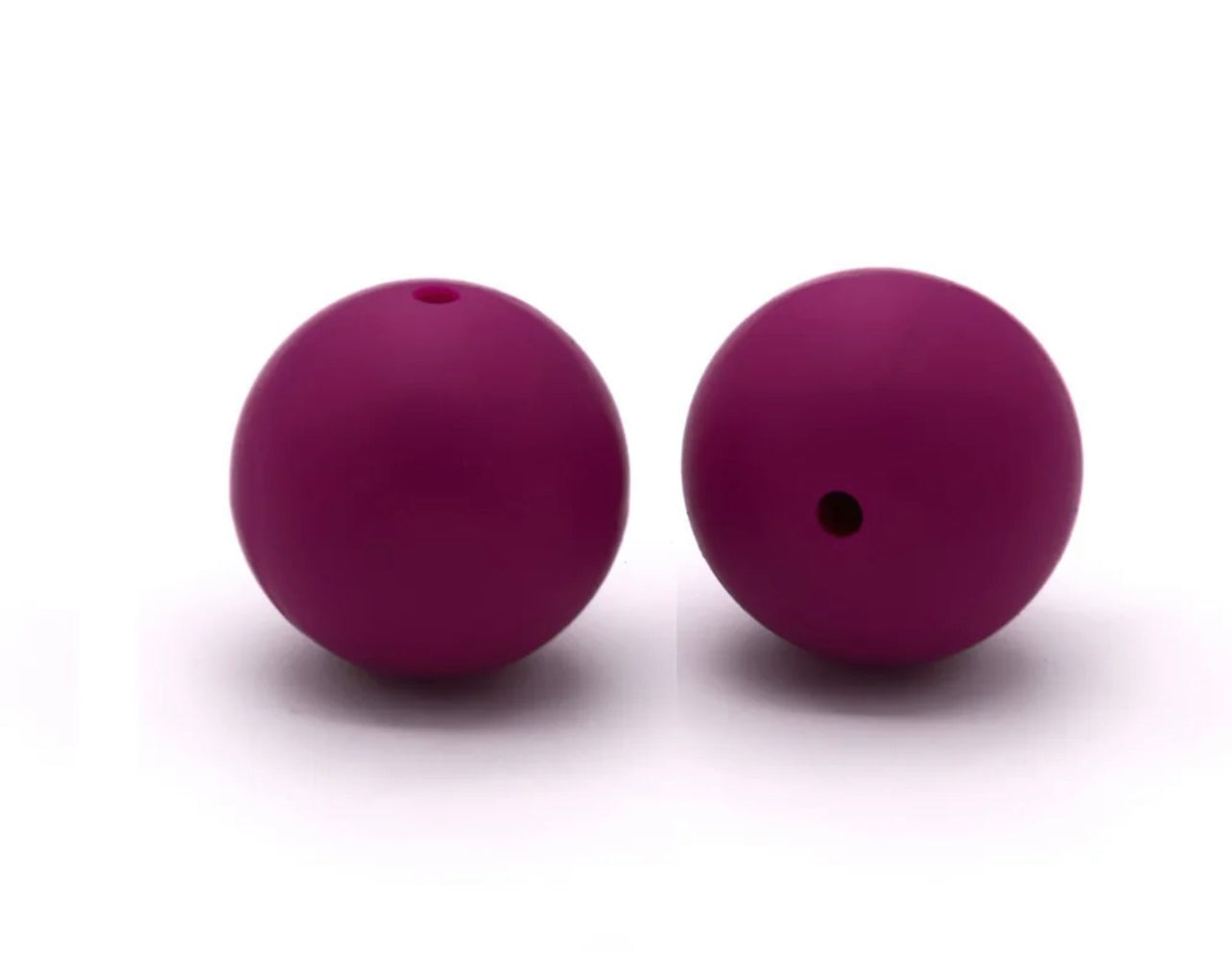 Purple P104 Silicone Beads