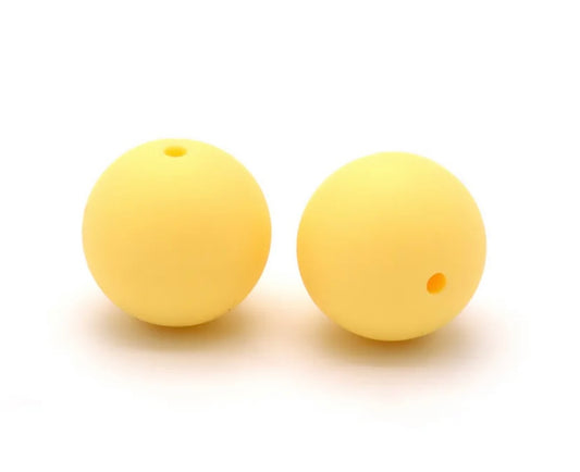 Yellow Y101 Silicone Beads | Yellow Beads | Yellow Silicone Beads | Beads for Beaded Pens