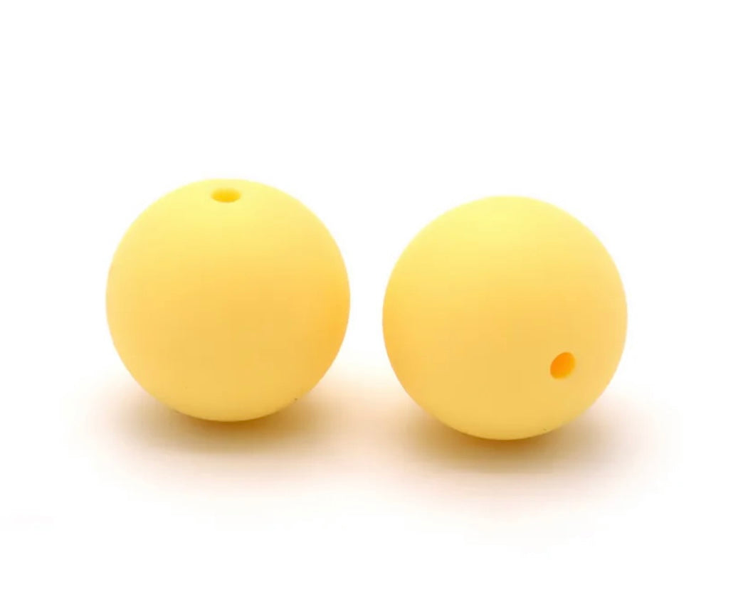 Yellow Y101 Silicone Beads