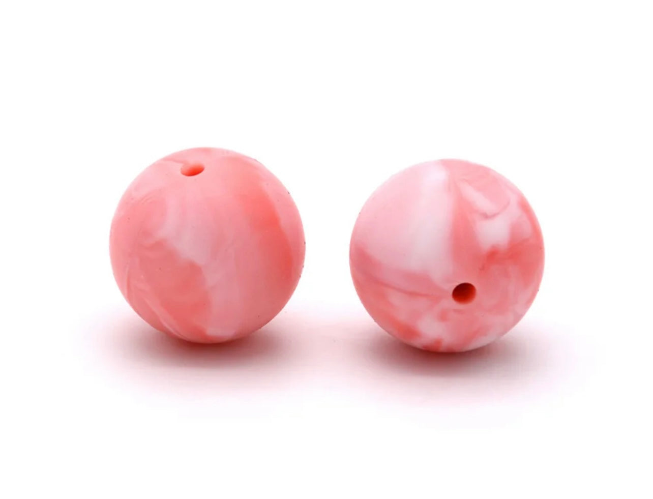 Pink PK105 Silicone Beads