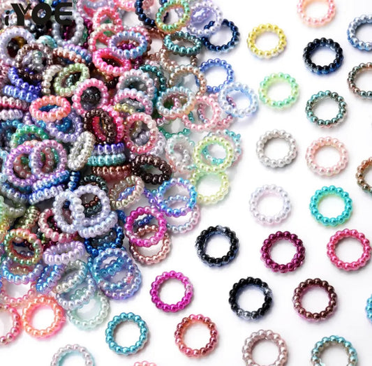 Spacer Beads SP101 | Acrylic Beads | Colorful Beads | | Round Circle Beads