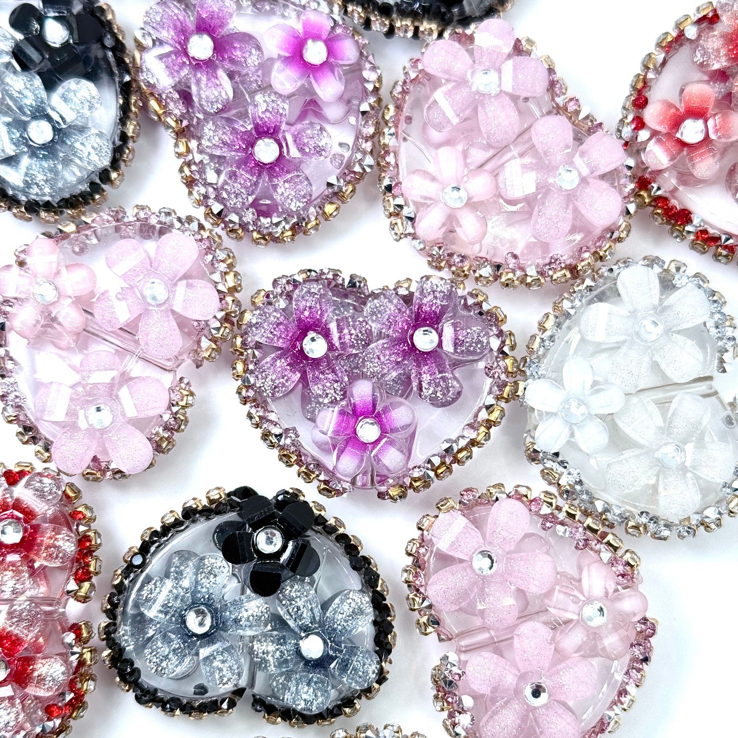 Heart Full of Blooms Fancy Beads