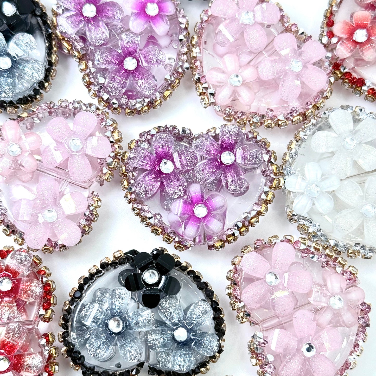 Heart Full of Blooms Fancy Beads