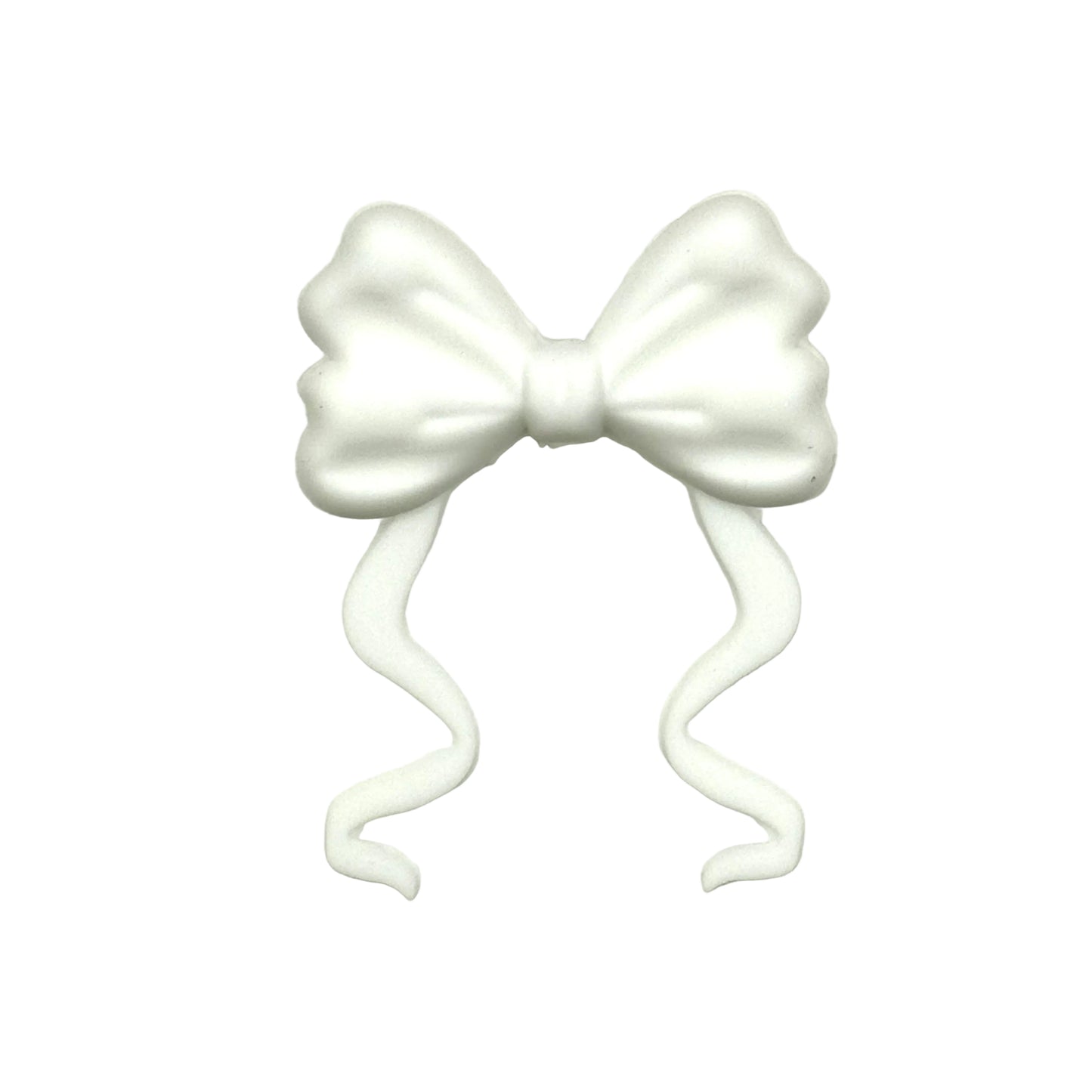 Pretty in Every Shade 3D Bow Silicone Focal Beads