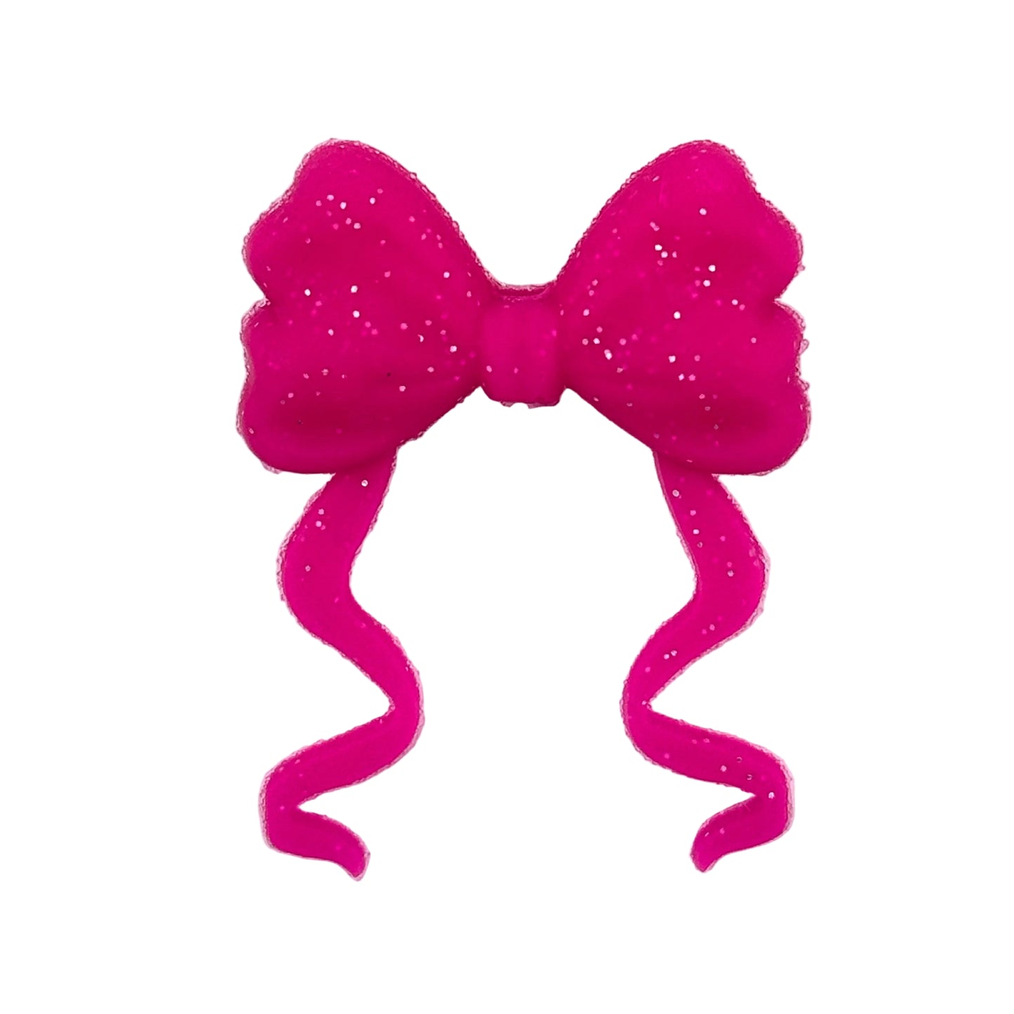 Pretty in Every Shade 3D Bow Silicone Focal Beads