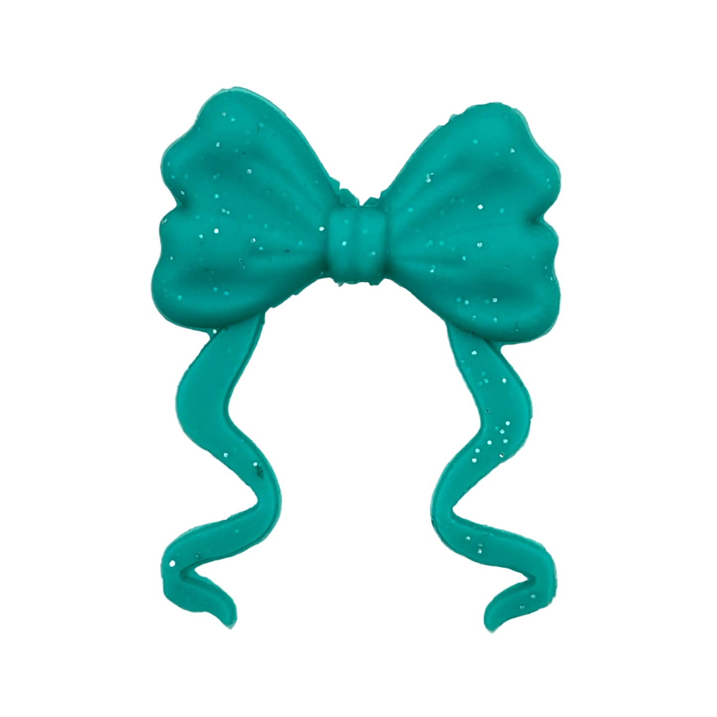 Pretty in Every Shade 3D Bow Silicone Focal Beads