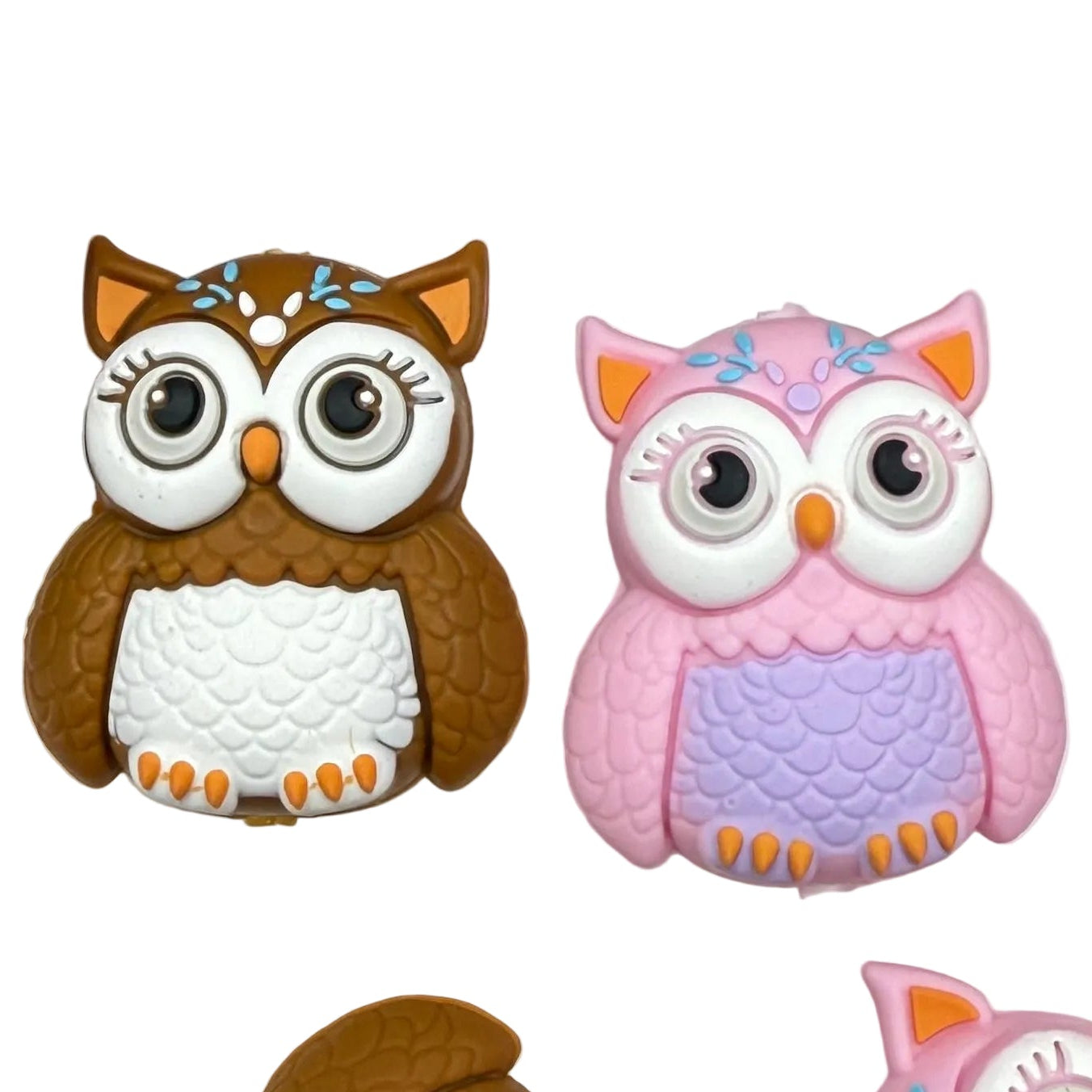 Whooo’s The Cutest? 3D Silicone Focal Beads