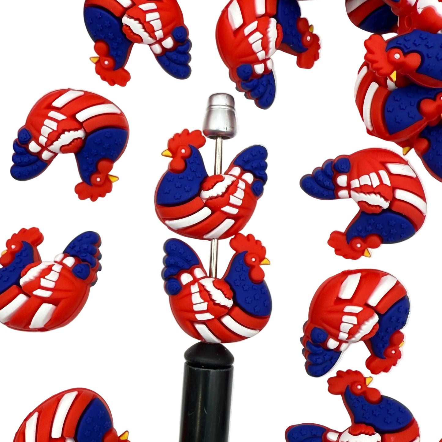 Born to Free-Range 3D Silicone Focal Beads