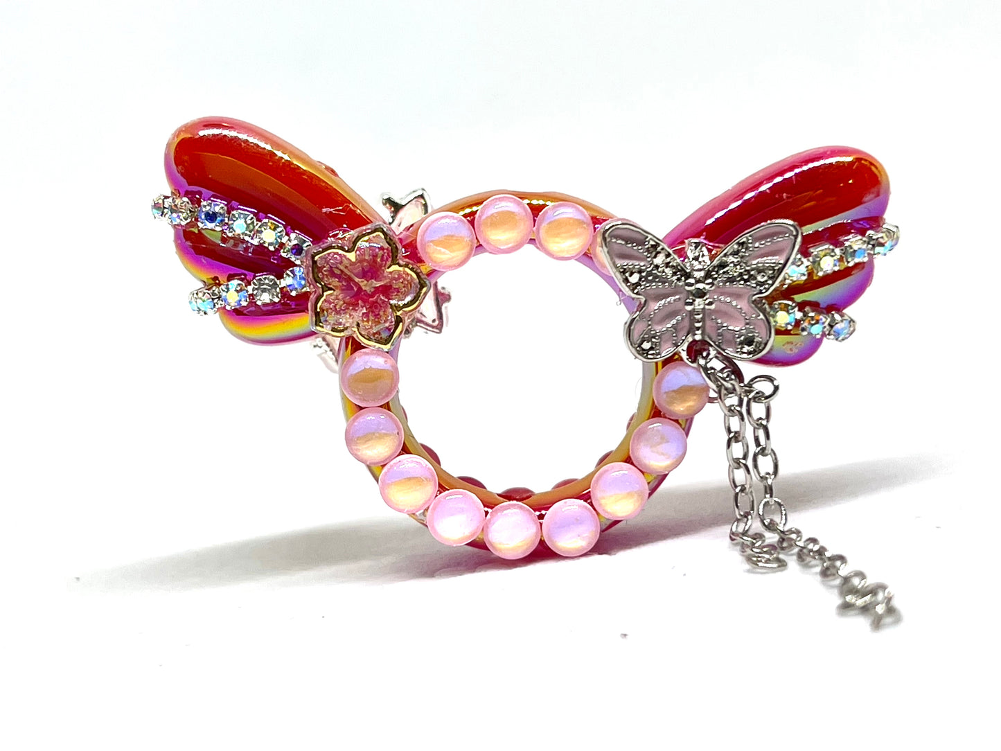 Fancy Butterfly Girl Acrylic Beads