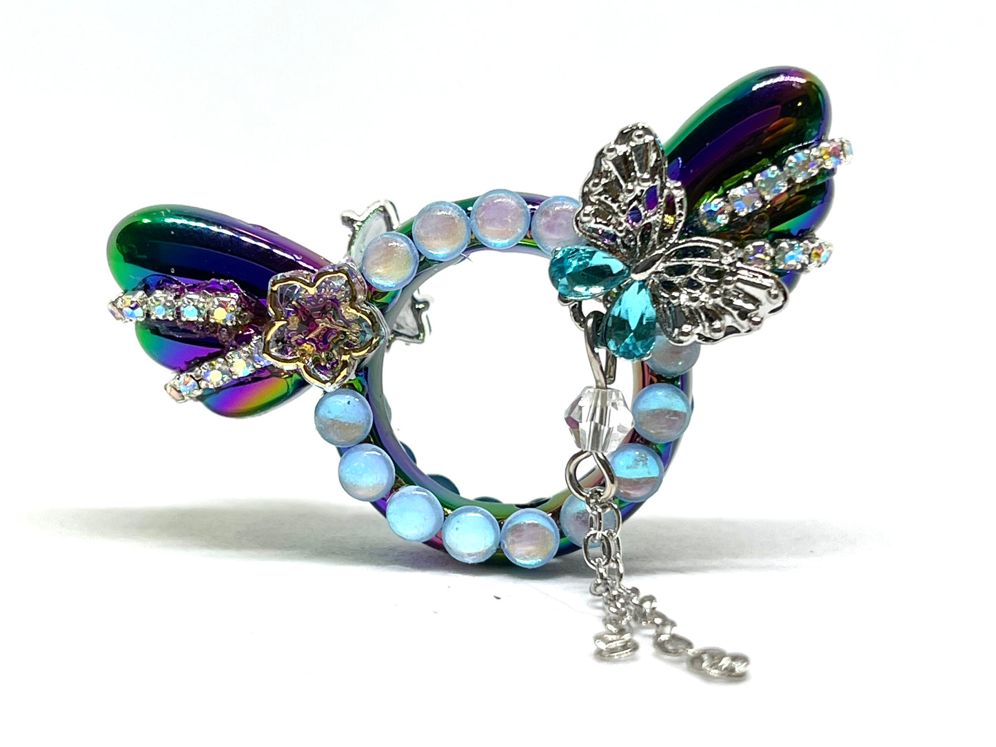 Fancy Butterfly Girl Beads | Wing Shape Luxury beads | Hand Placed Beads | Customer and Colorful Beads