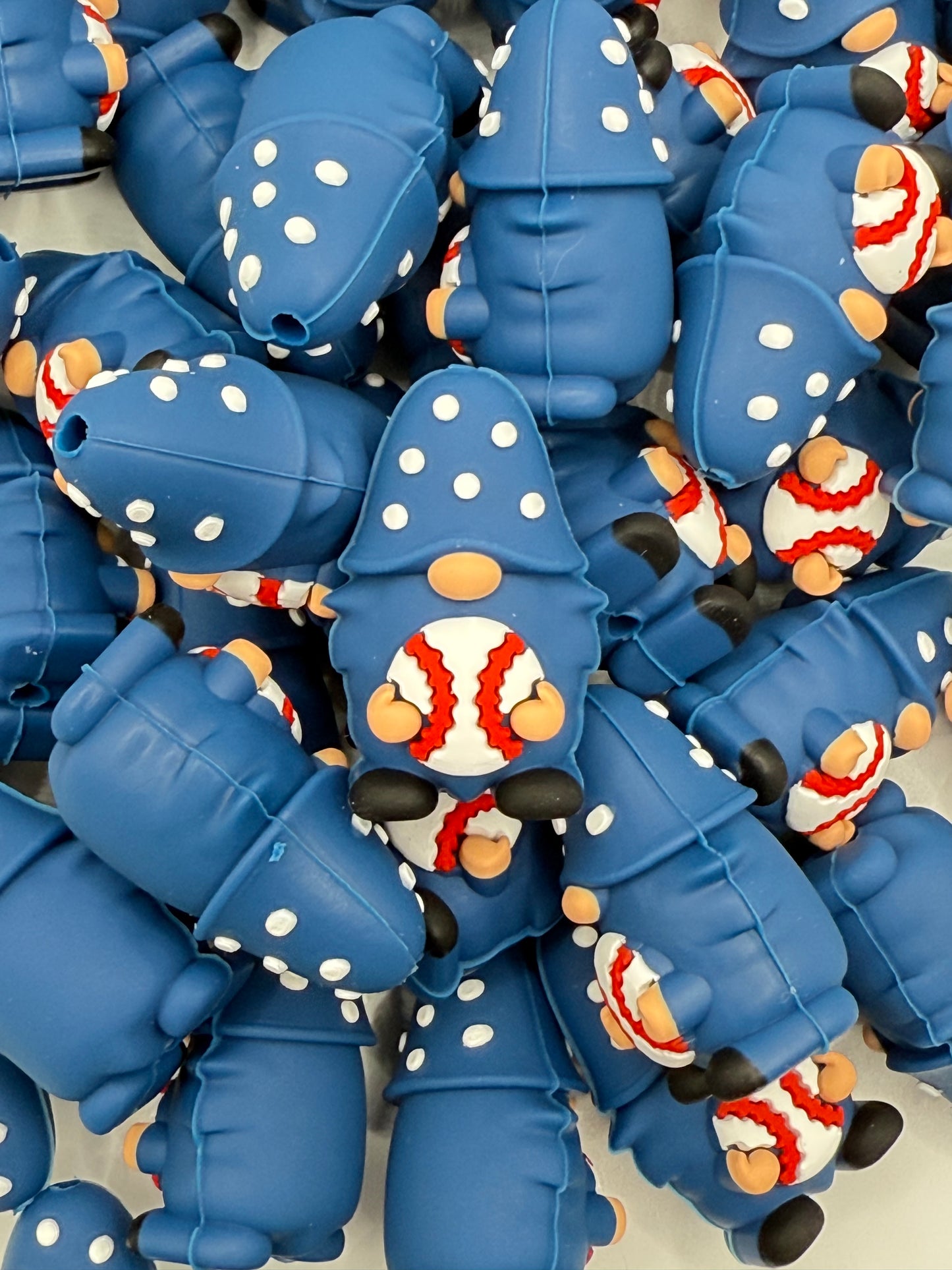 Springtime, Gnome Time 3D Silicone Focal Beads