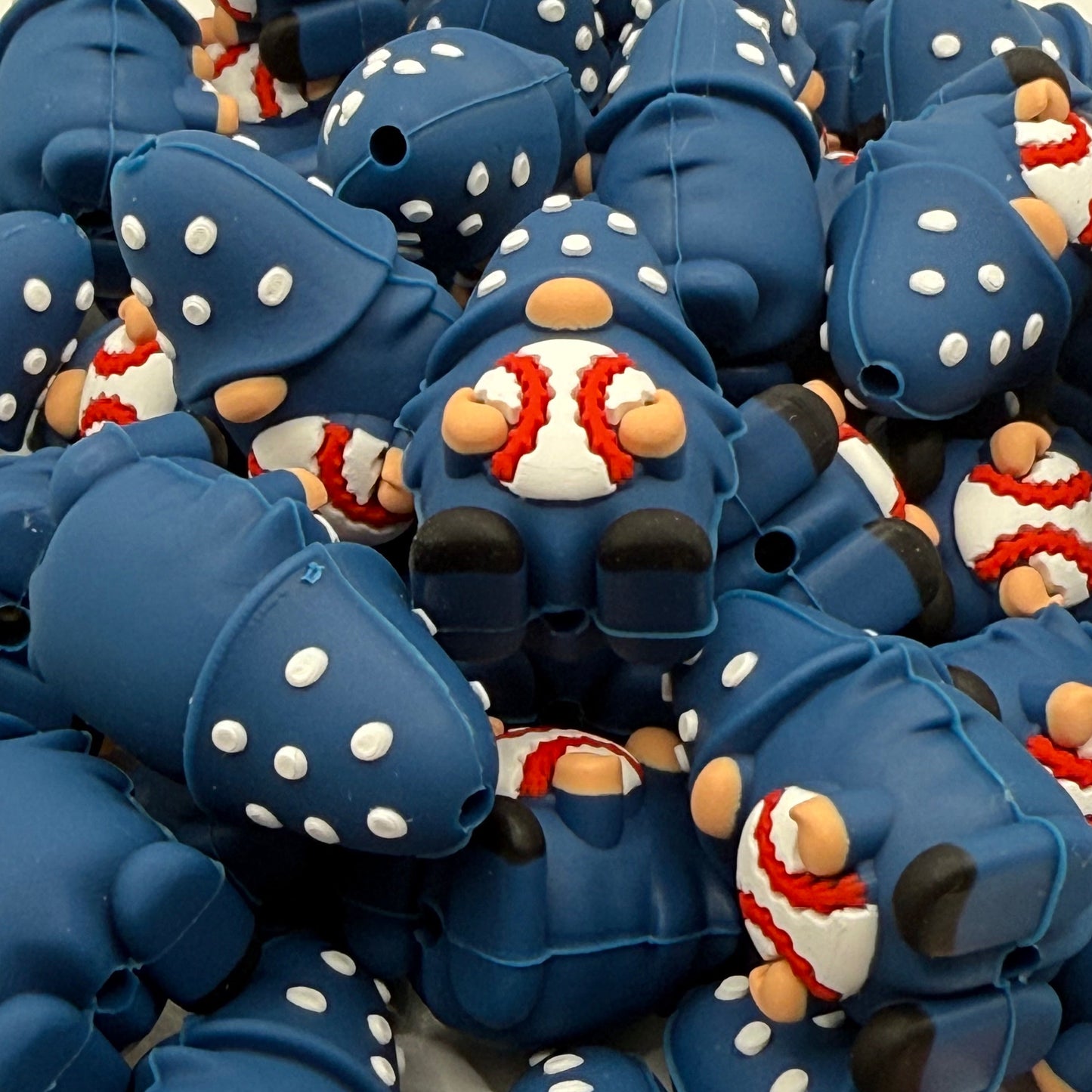 Springtime, Gnome Time 3D Silicone Focal Beads