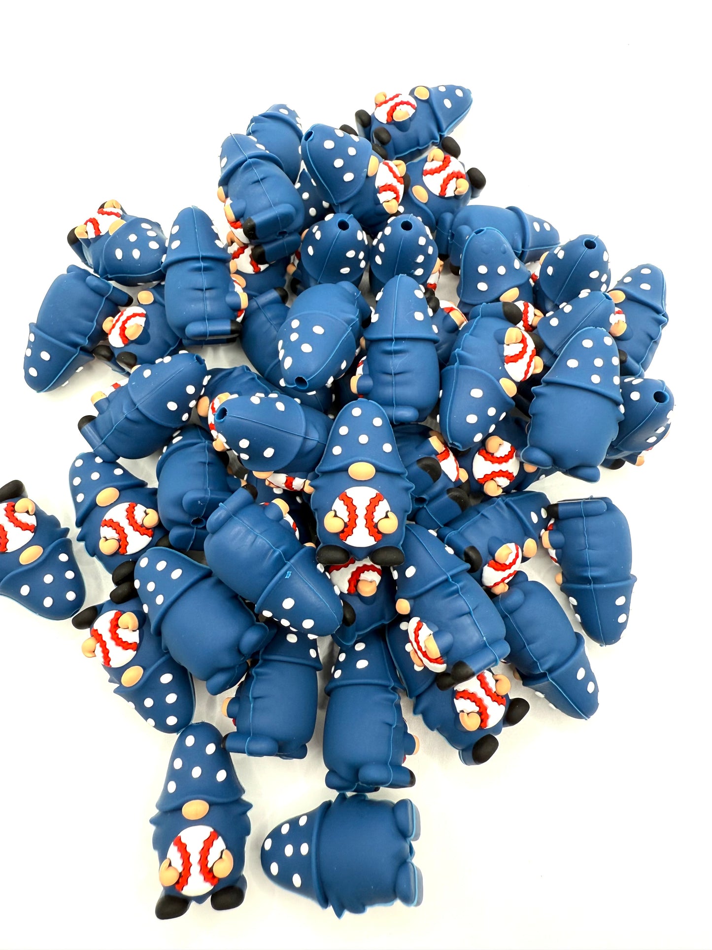 Springtime, Gnome Time 3D Silicone Focal Beads