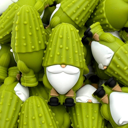 Tiny Gnome, Huge Dill 3D Silicone Focal Beads