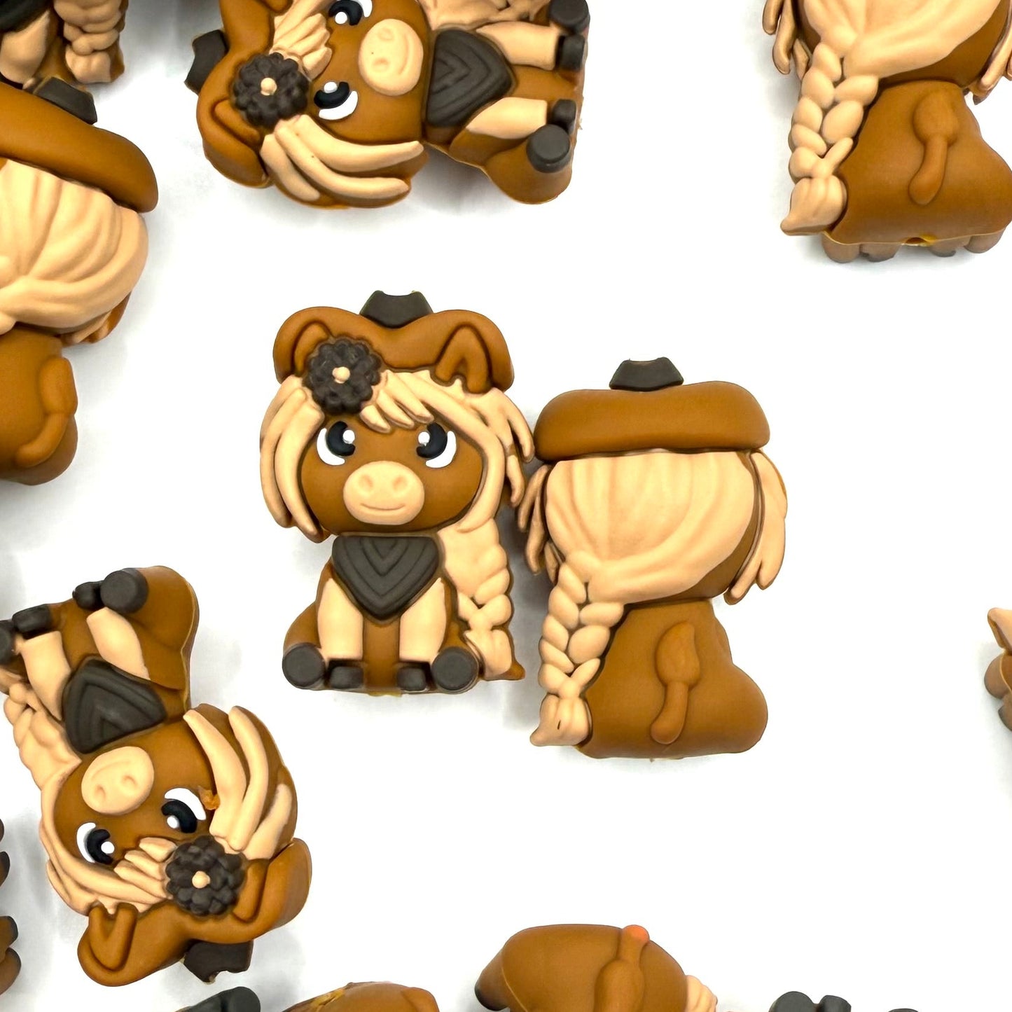Cute But Country 3D Silicone Focal Beads