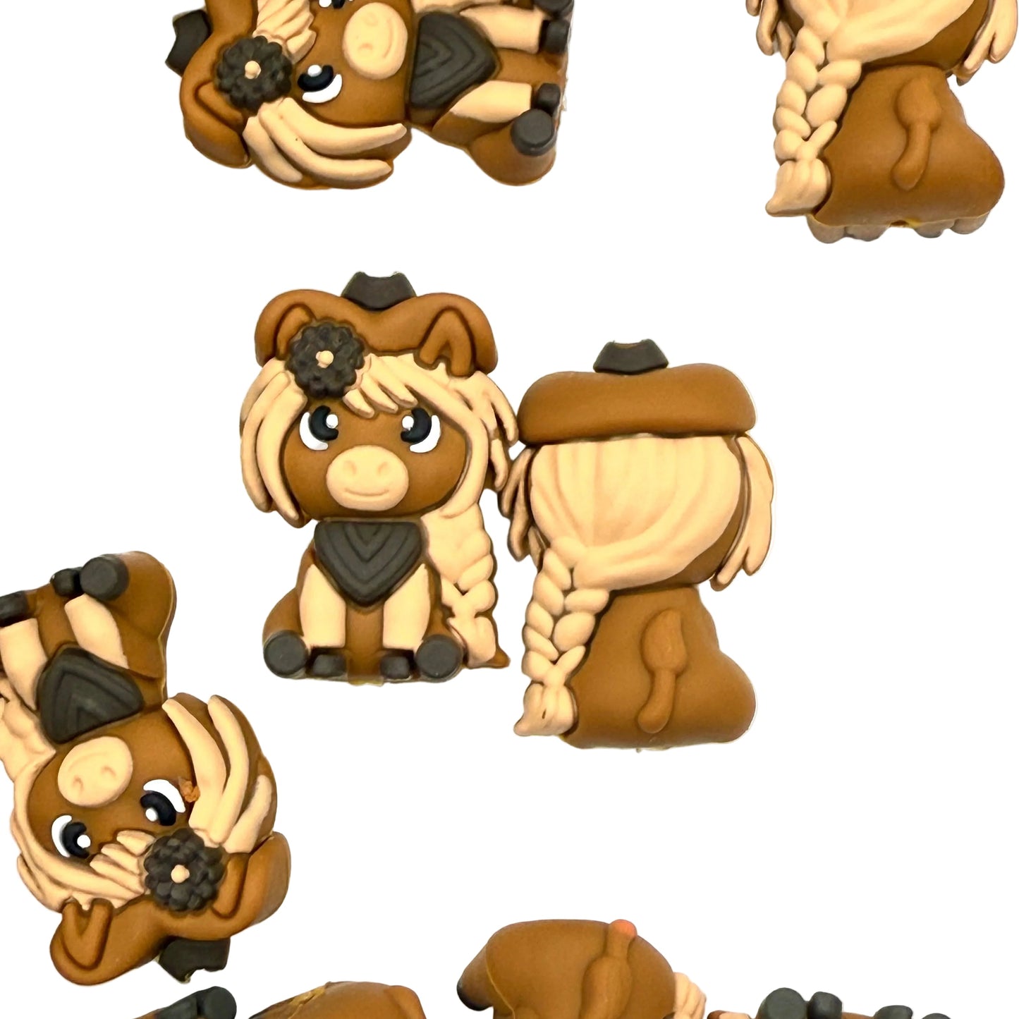 Cute But Country 3D Silicone Focal Beads