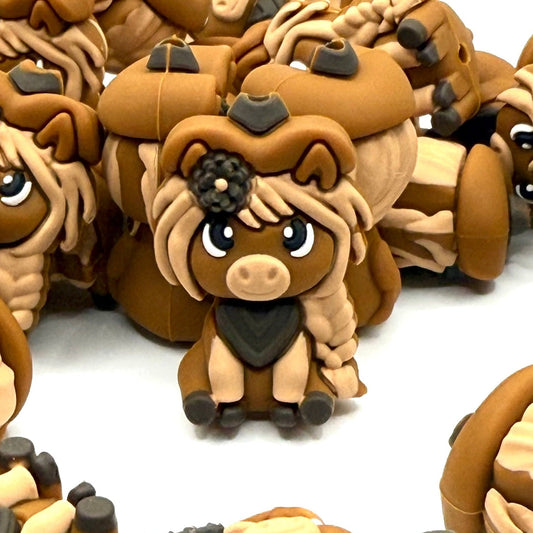Cute But Country 3D Silicone Focal Beads