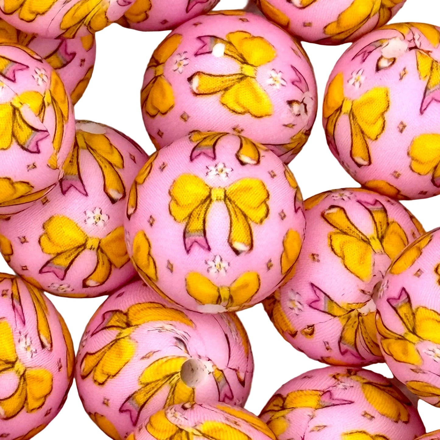 Ready to Scribble Printed Silicone Beads