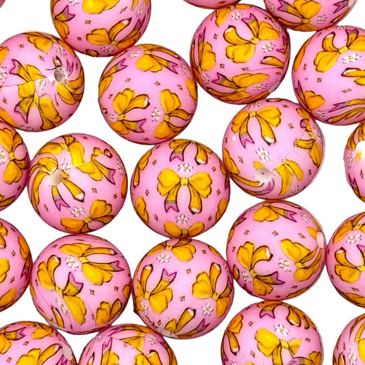 Ready to Scribble Printed Silicone Beads