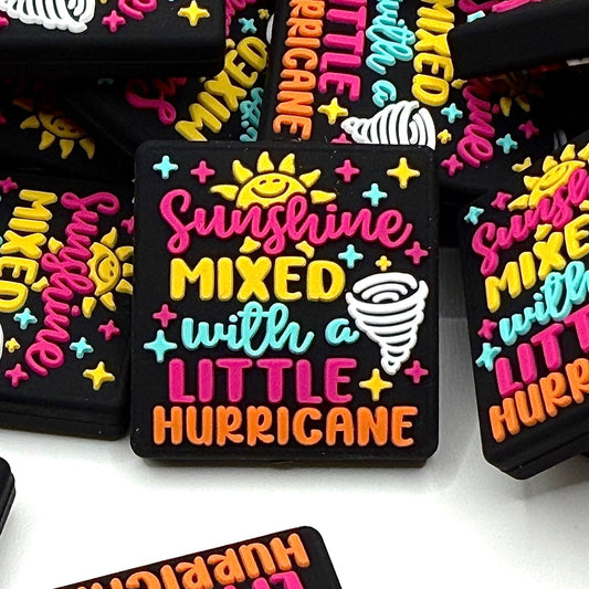 Sunshine Mixed with a Little Hurricane Silicone Focal Beads