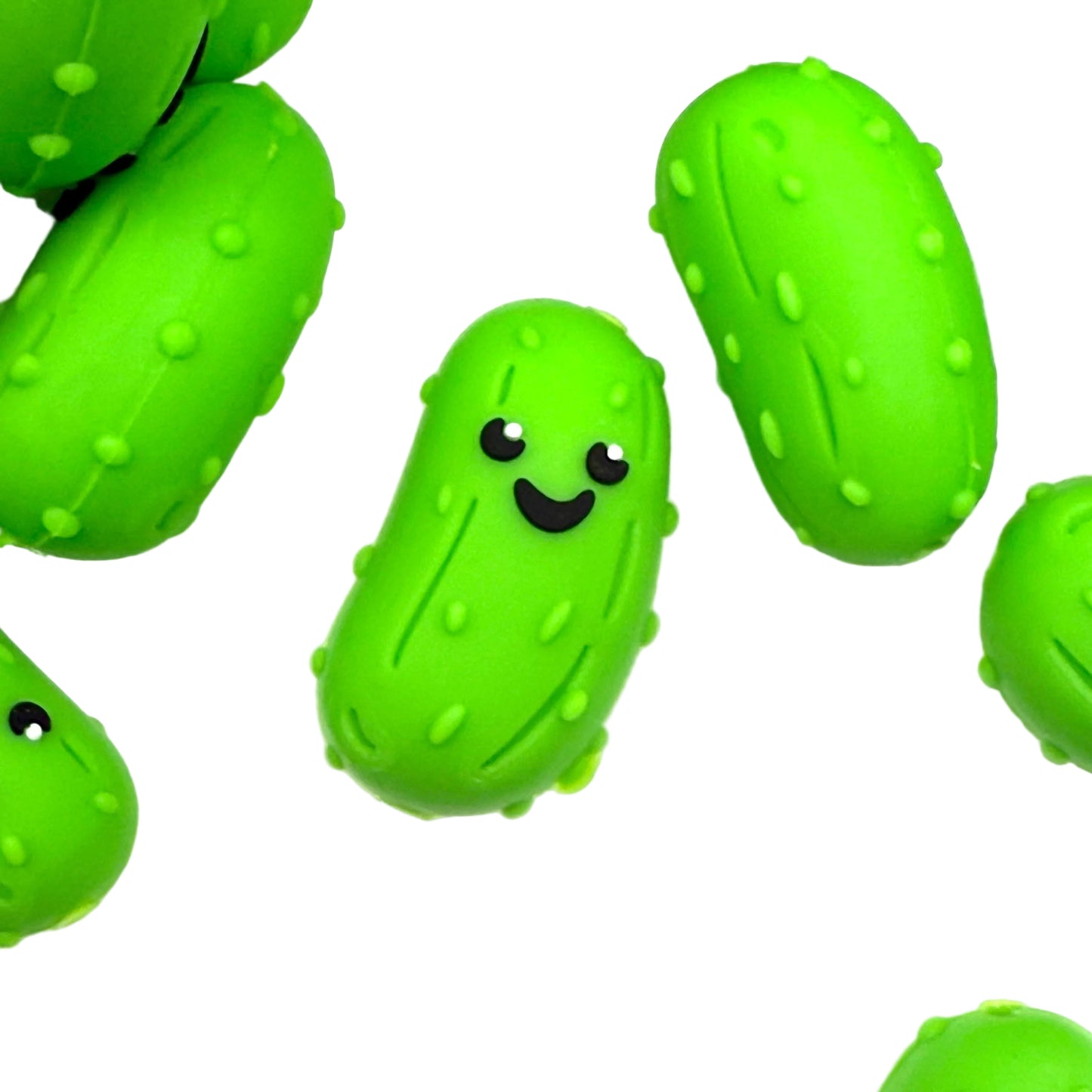 Dill with a Smile 3D Silicone Focal Beads