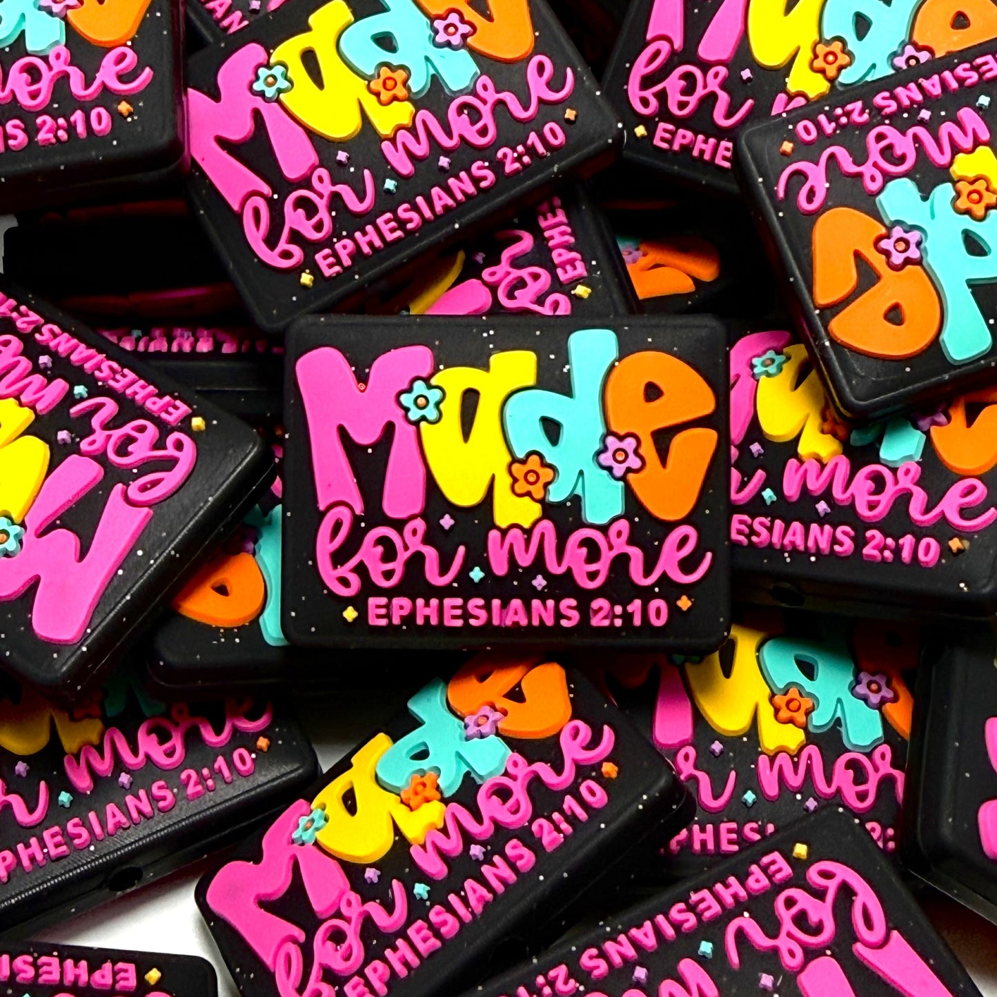 Made For More Ephesians 2:10 Silicone Focal Beads