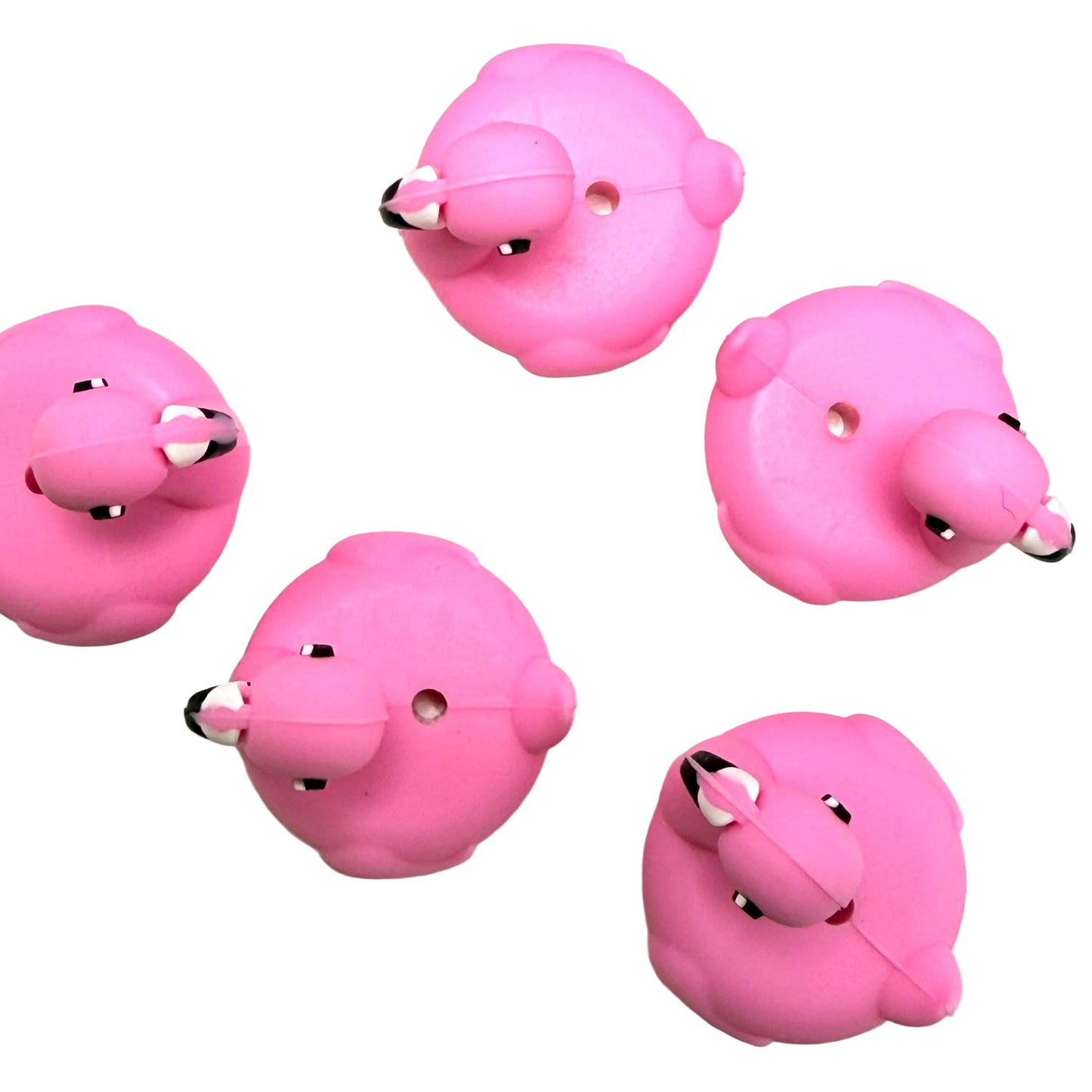Flocking Fabulous 2.0 3D Silicone Focal Beads