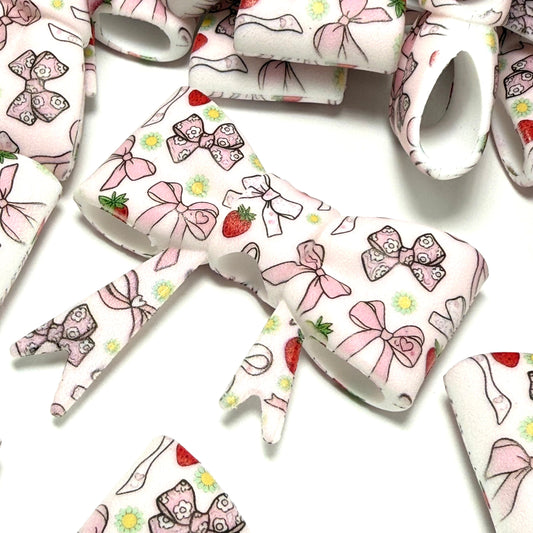 Too Many Bows? Never 3D Silicone Beads or Toppers